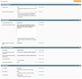 Magento 1 Coming Soon Products Settings
