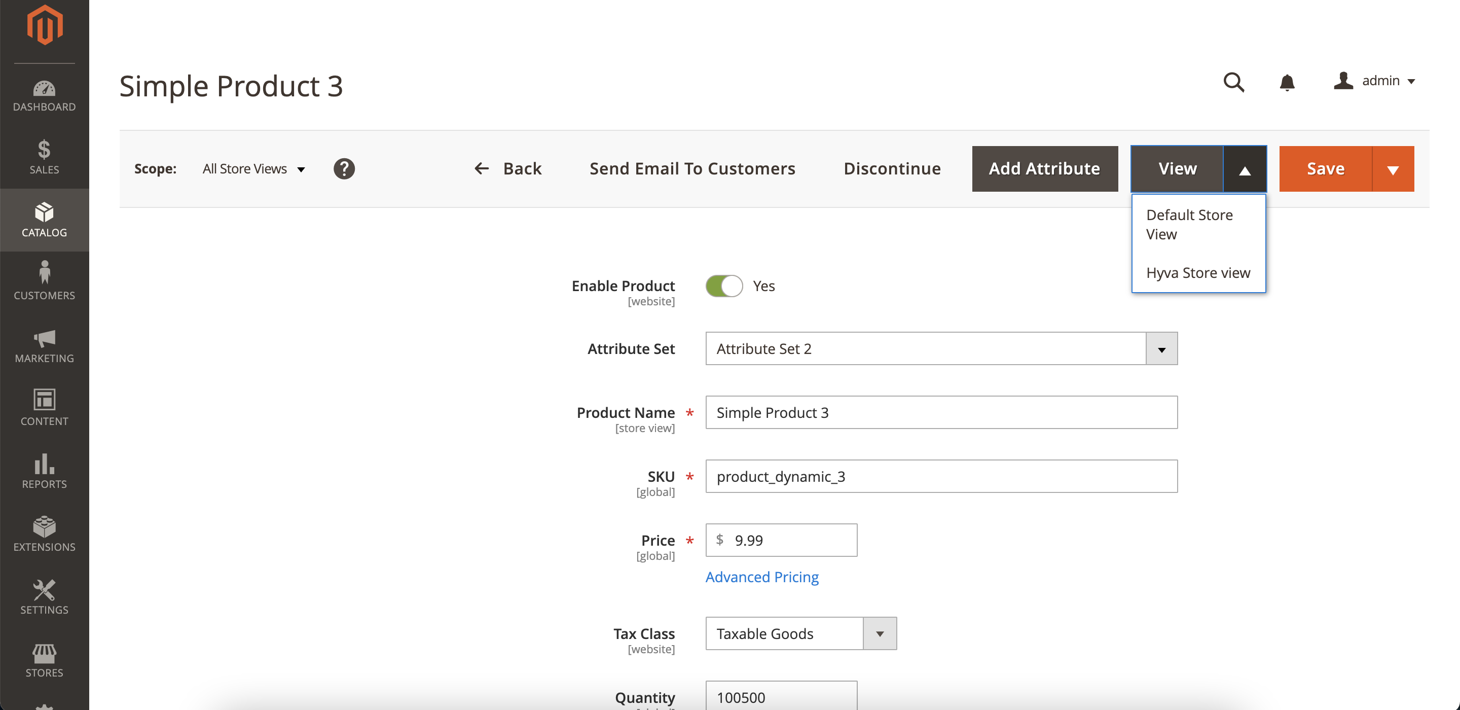 Magento extension for  Product, Category & Page View Button